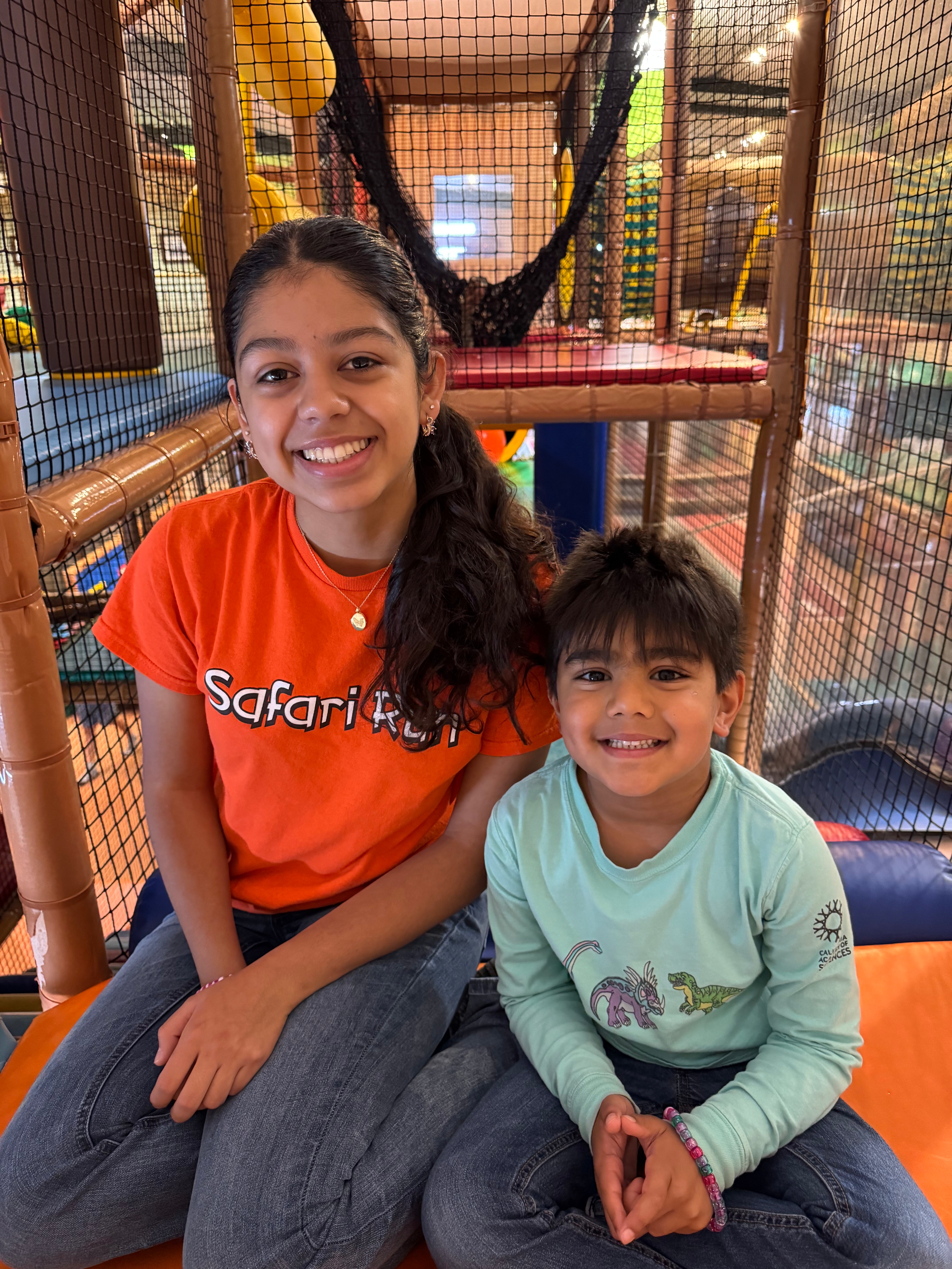 Kids at Safari Run fitness classes